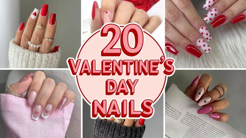 valentines day nails