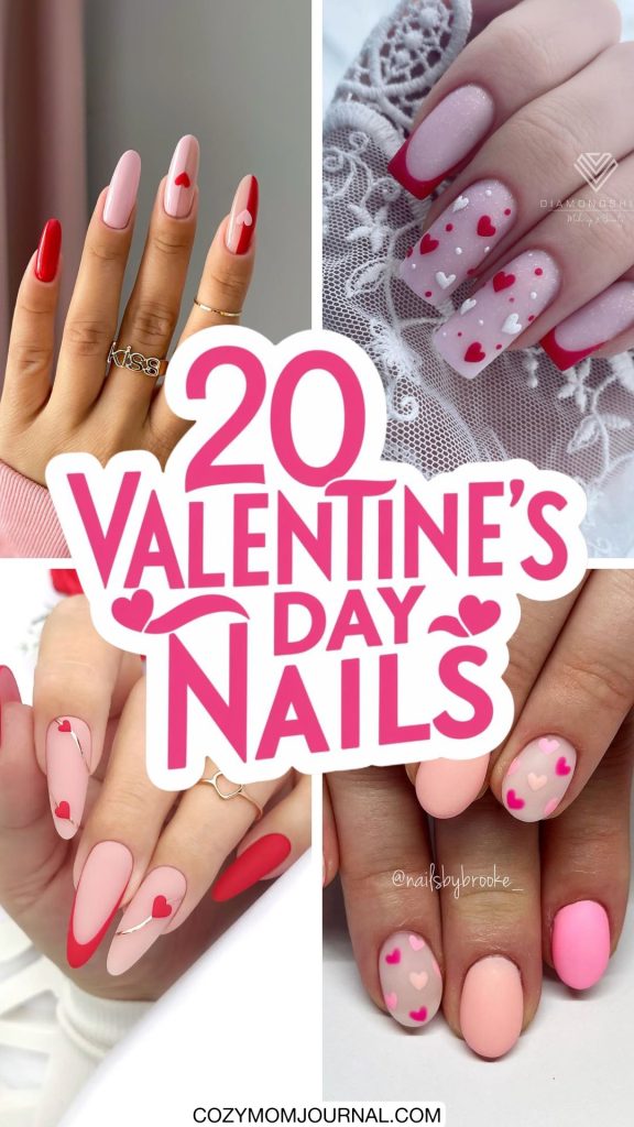 valentine's day nails