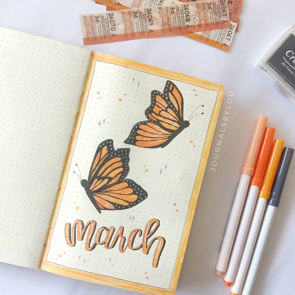 March bullet journal ideas