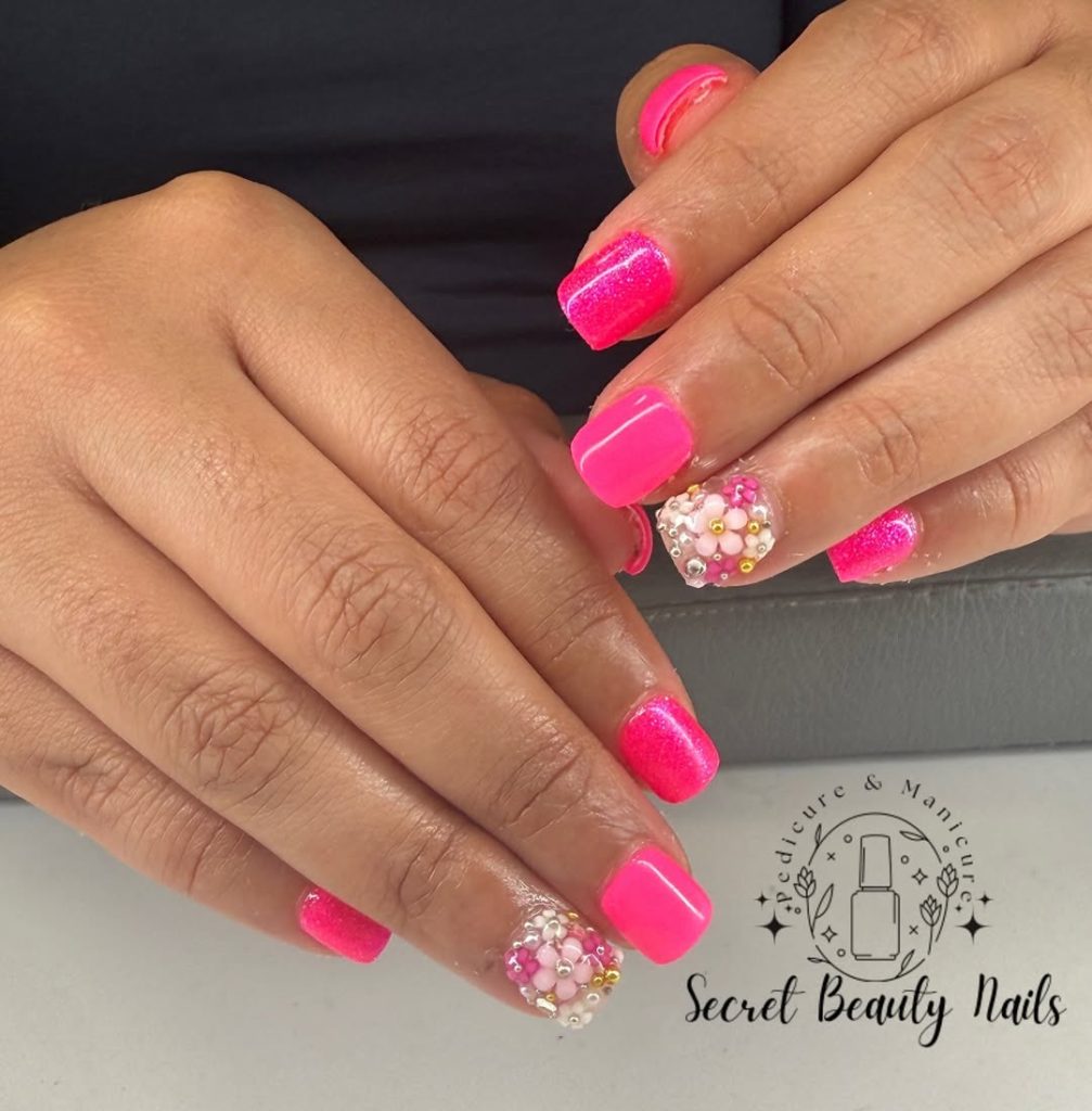 pink nail designs