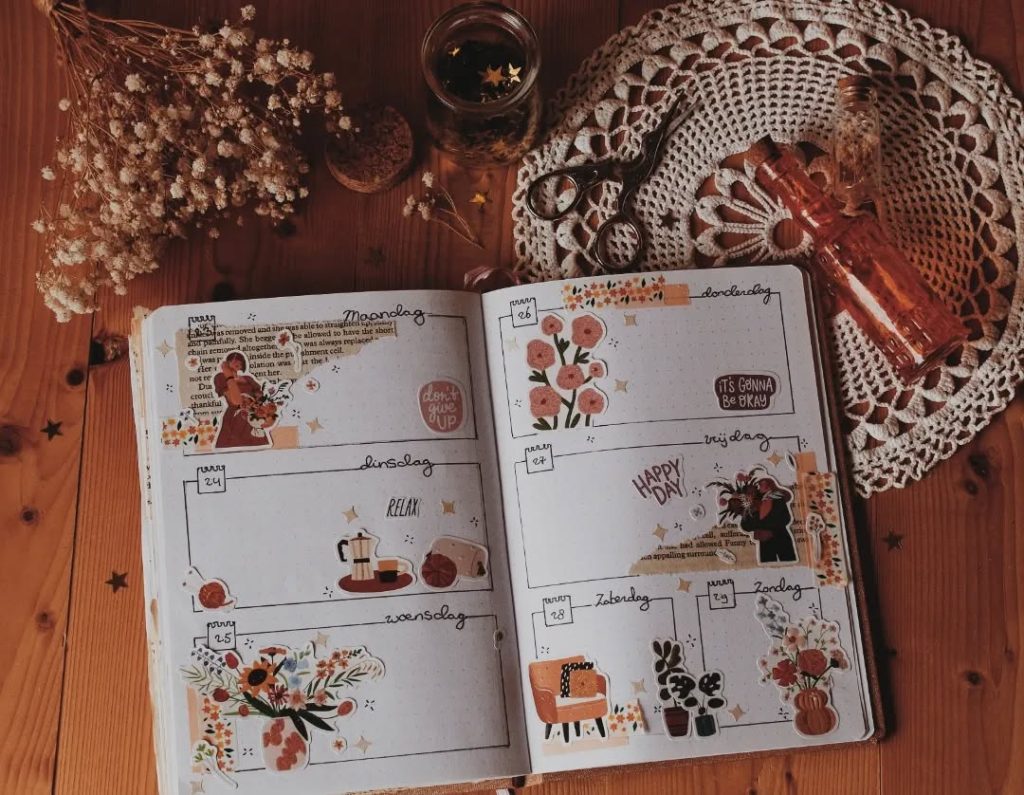 Vintage Bullet Journal Ideas