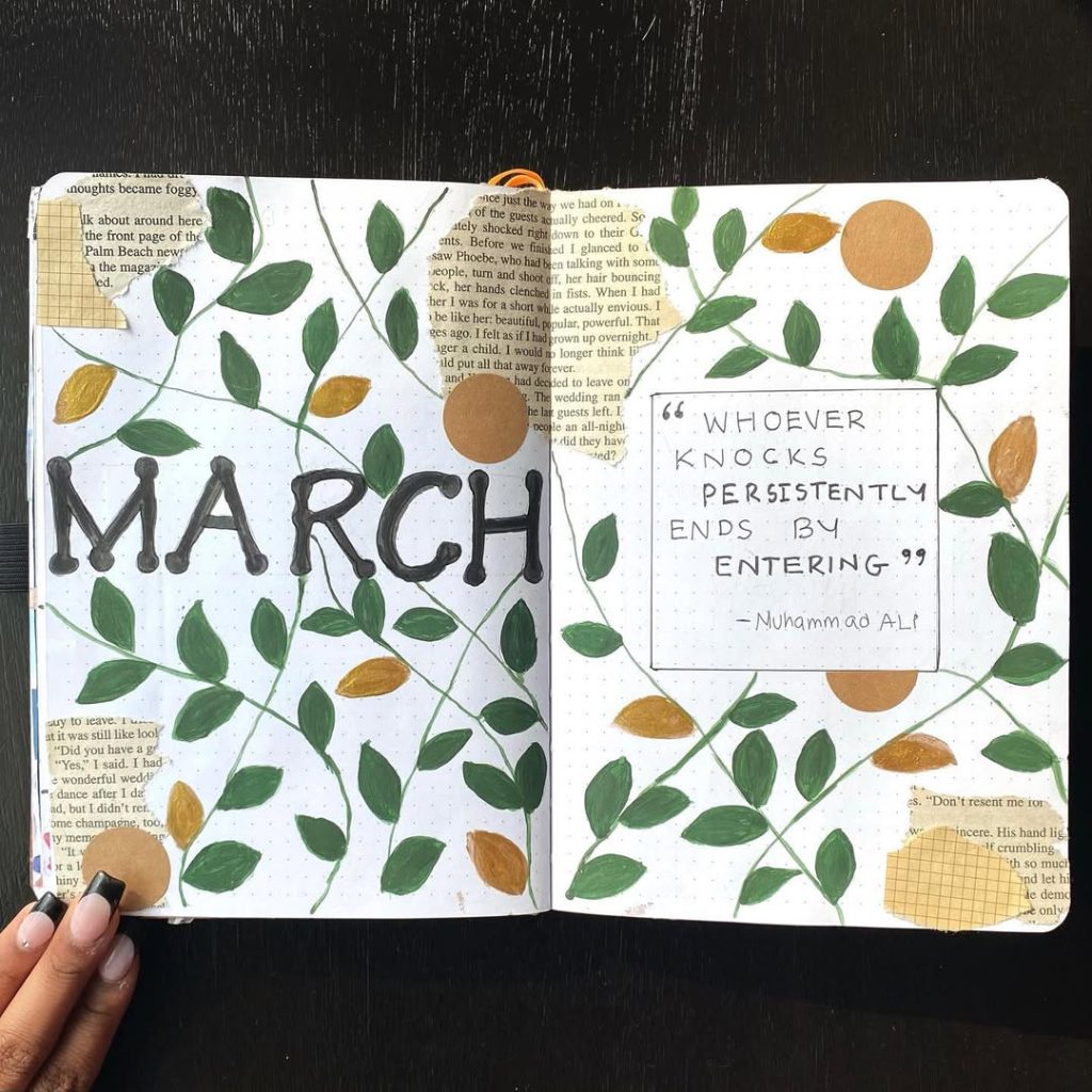 March bullet journal ideas