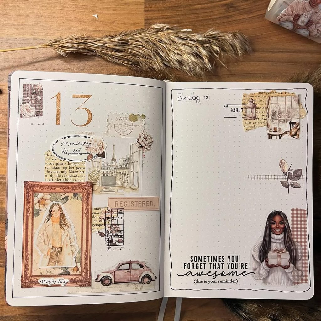 Vintage Bullet Journal Ideas