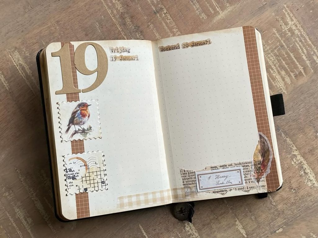 Vintage Bullet Journal Ideas