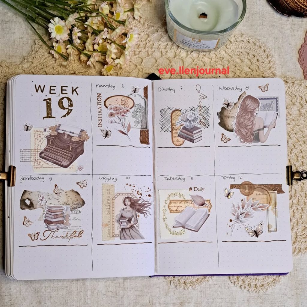 Vintage Bullet Journal Ideas