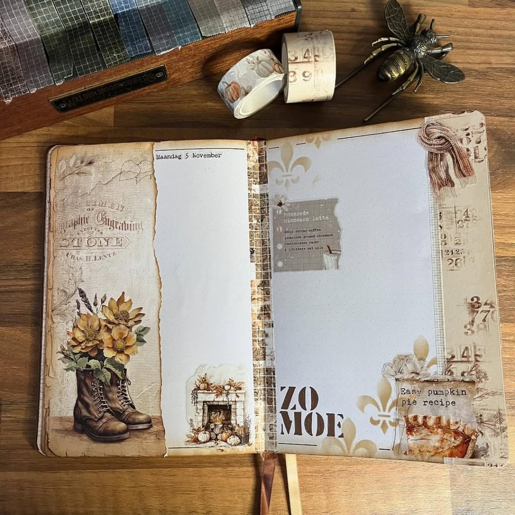 Vintage Bullet Journal Ideas