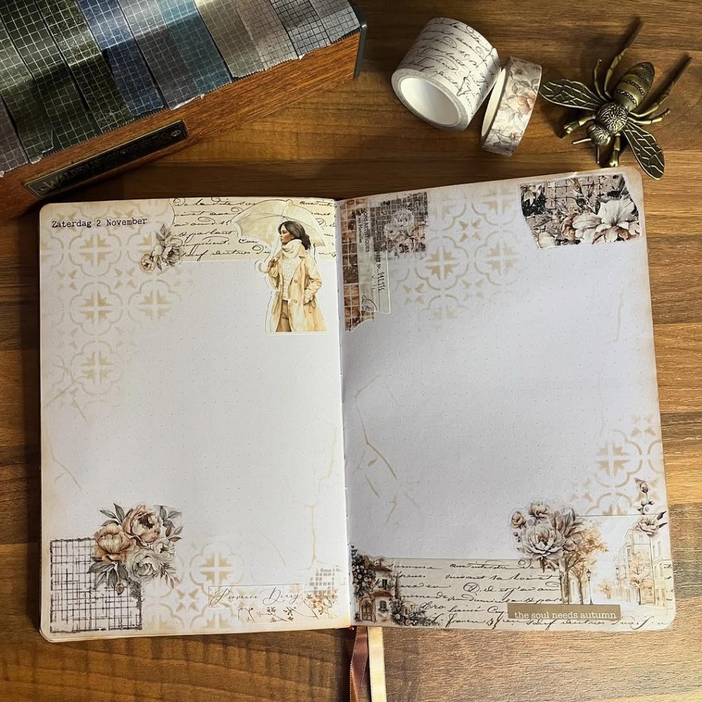 Vintage Bullet Journal Ideas