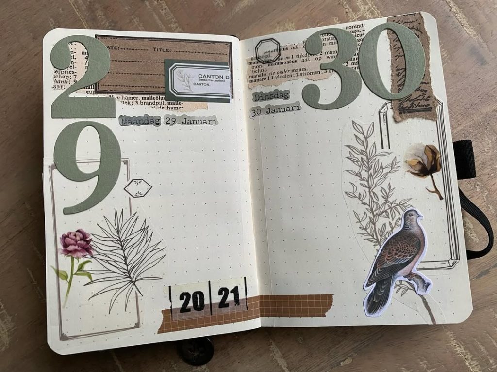 Vintage Bullet Journal Ideas