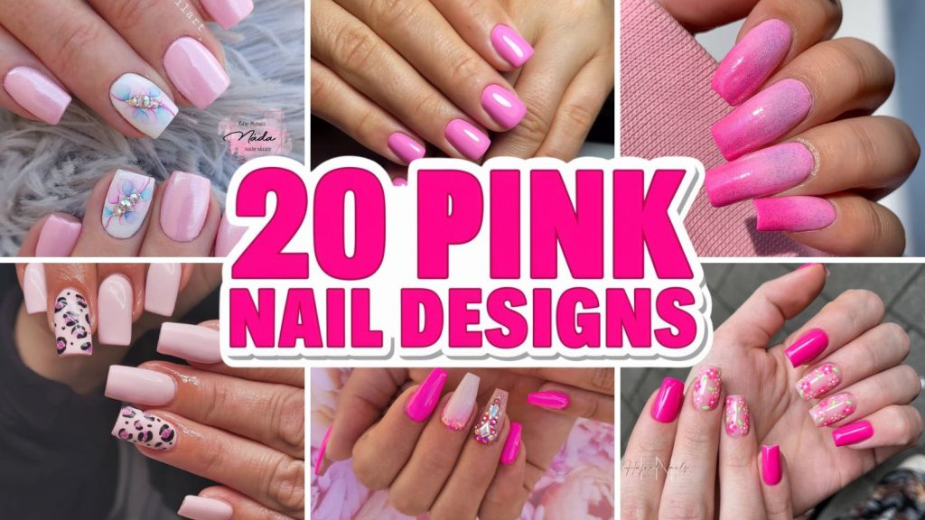 pink nail designs