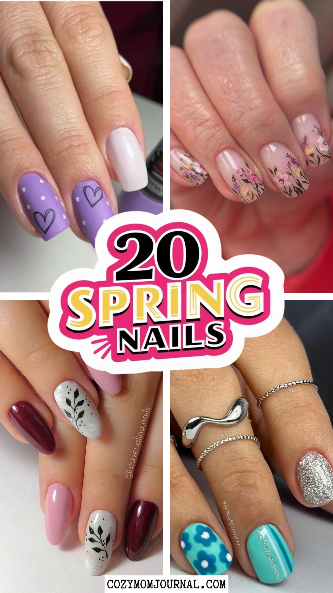 Spring Silver Nails 20 Spring Nails That Will Instantly Brighten Your Look!