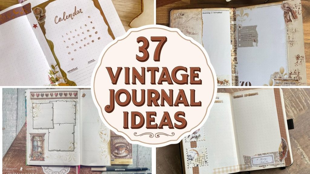 Vintage Bullet Journal Ideas