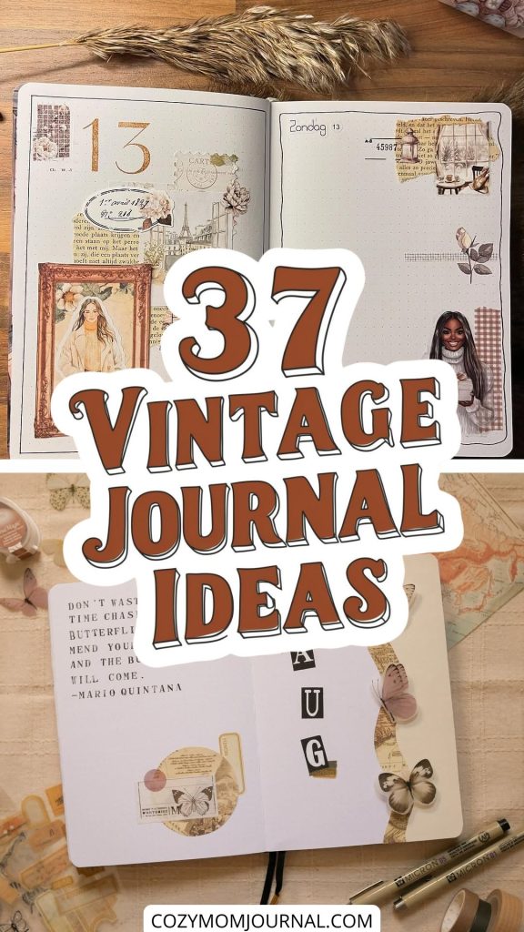 Vintage Bullet Journal Ideas