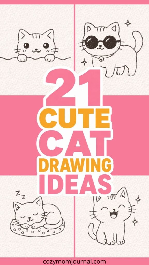 Cute Cat Drawing Ideas