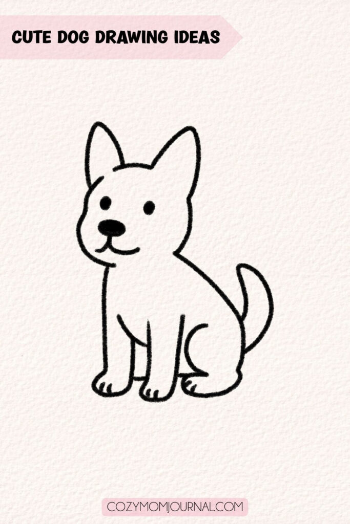 cute dog drawing ideas