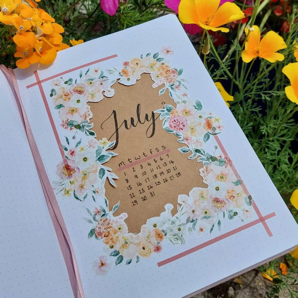 july bullet journal ideas
