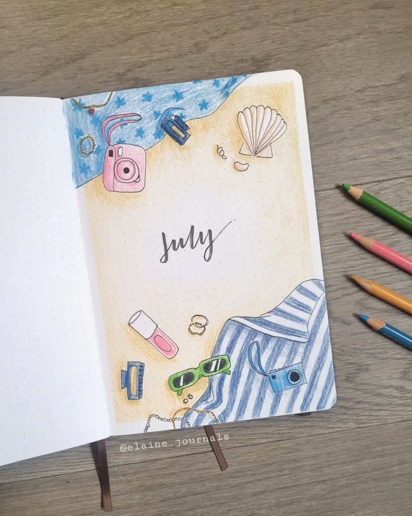 july bullet journal ideas