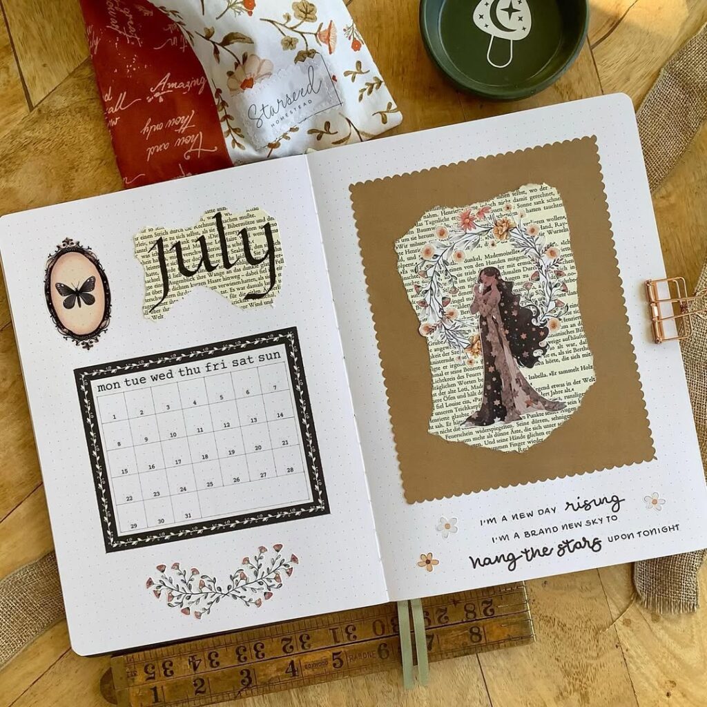 july bullet journal ideas