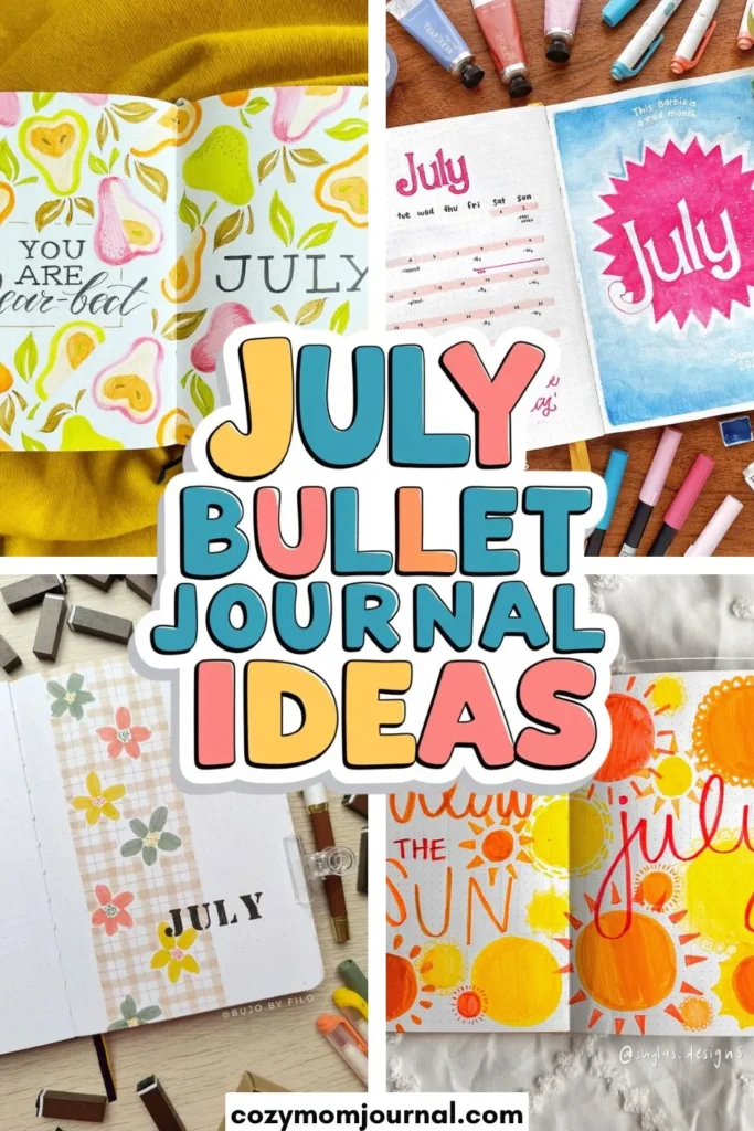 july bullet journal ideas