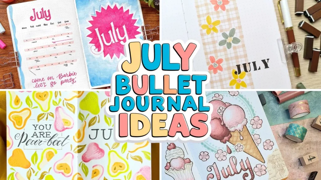 july bullet journal ideas
