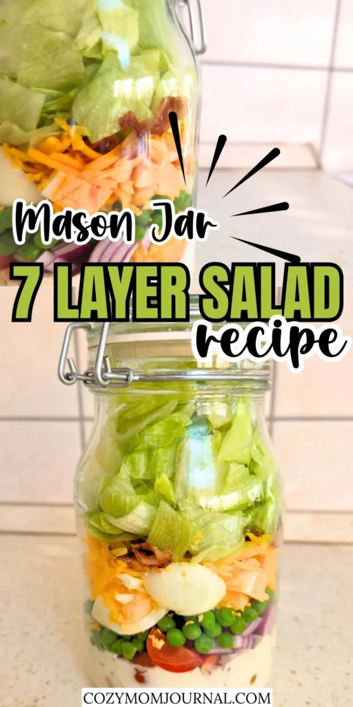Mason Jar 7 Layer Salad Recipe
