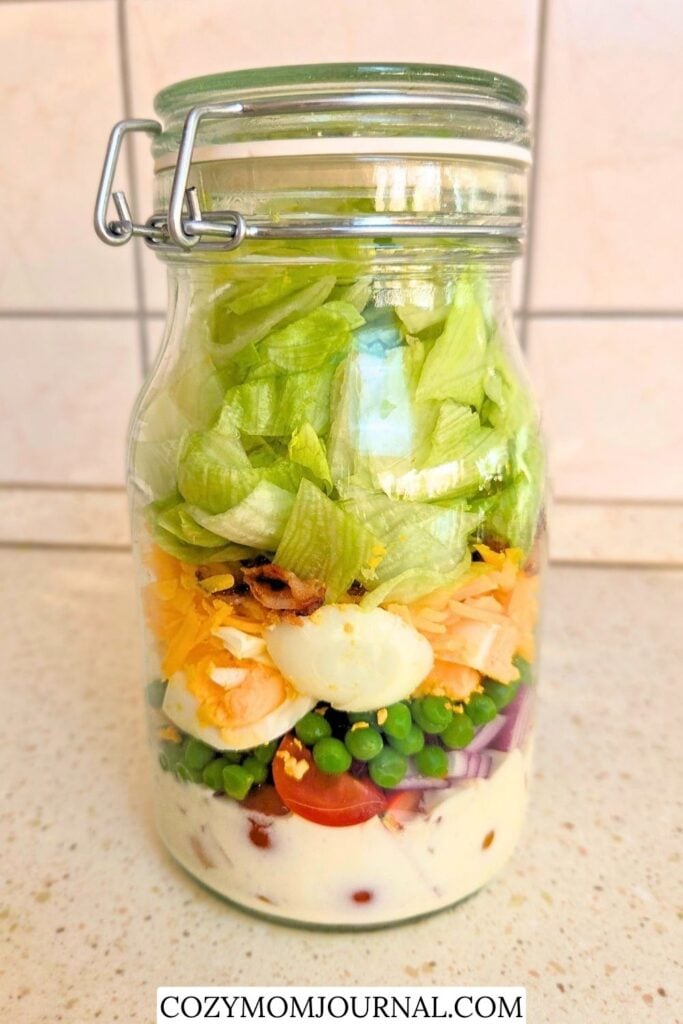 Mason Jar 7 Layer Salad Recipe