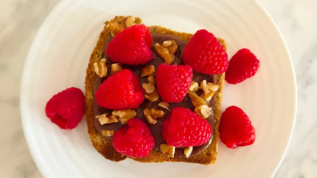 Nutella & Raspberry Toast Recipe
