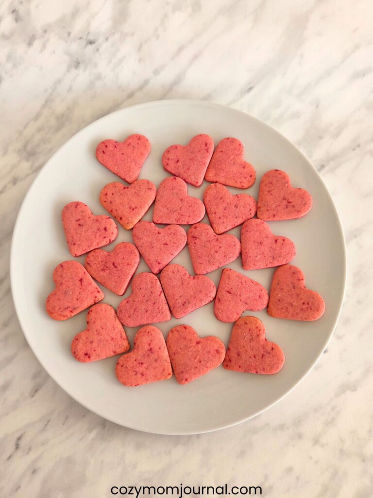 Beetroot Heart Cookies recipe
