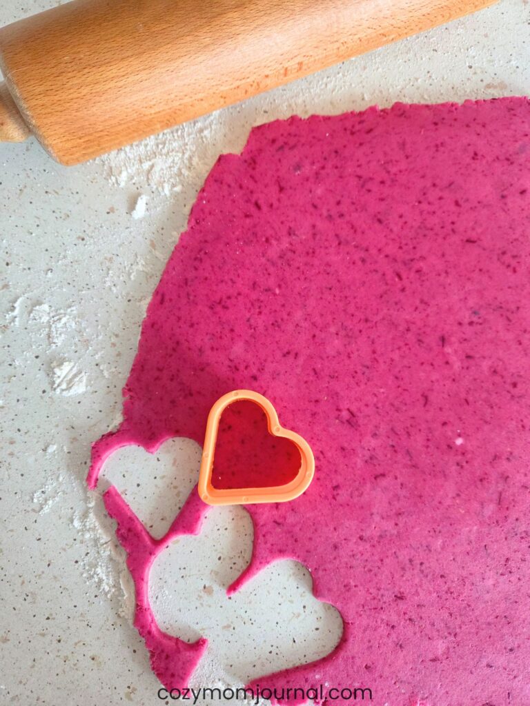 Beetroot Heart Cookies recipe
