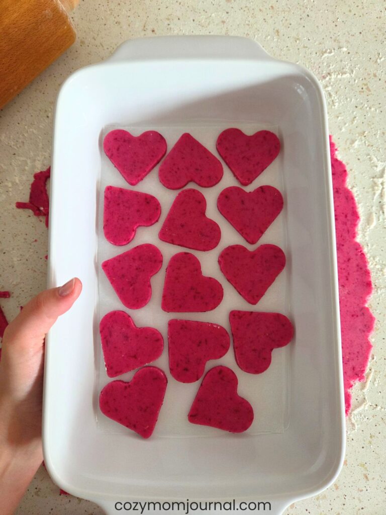 Beetroot Heart Cookies recipe