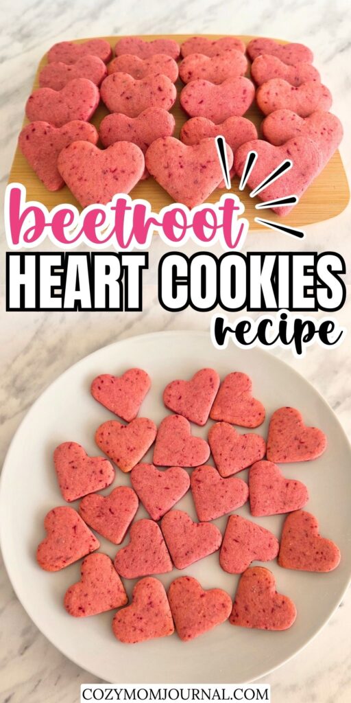 Beetroot Heart Cookies recipe