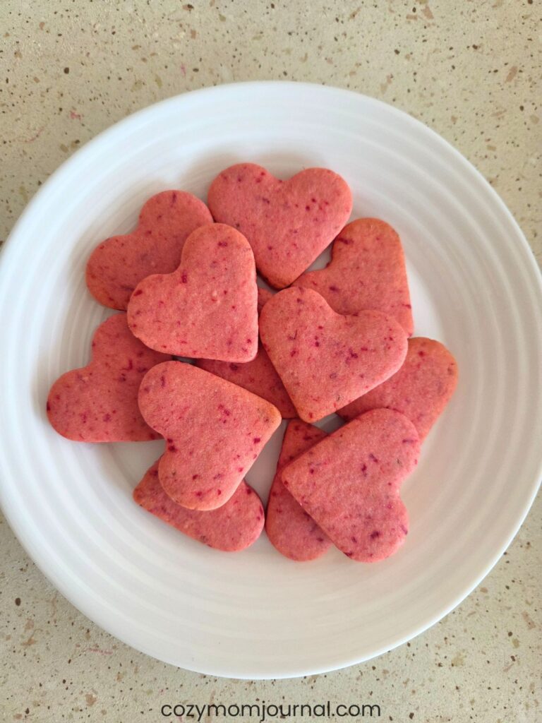 Beetroot Heart Cookies recipe