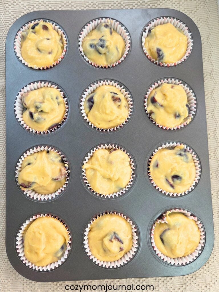 cherry muffins recipe