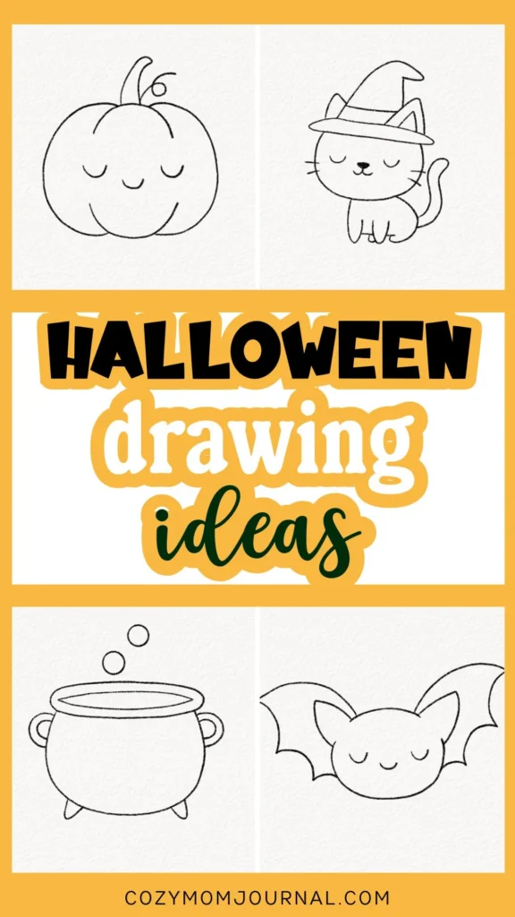 Halloween drawing ideas - halloween doodles