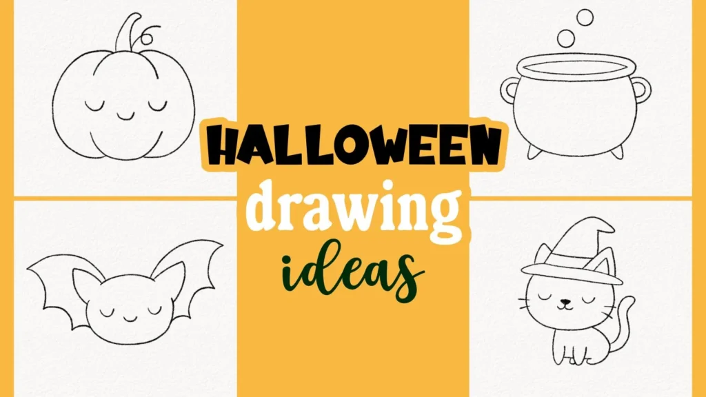 Halloween drawing ideas - halloween doodles