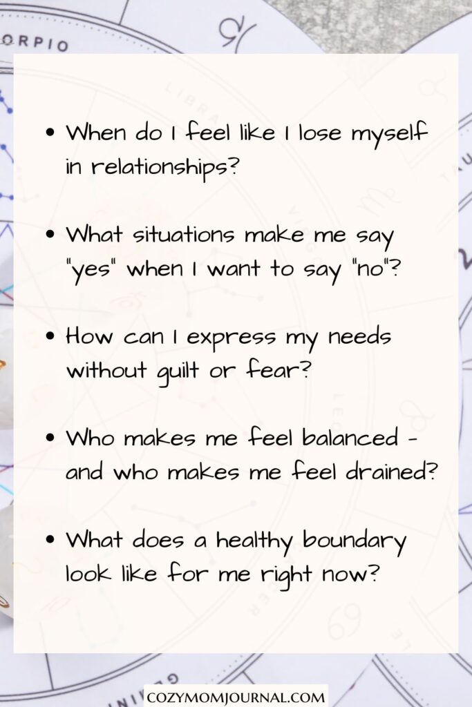 journaling prompts for Libra zodiac sign