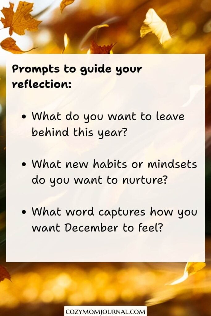 November journal prompts