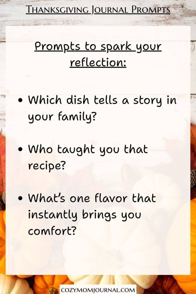 Thanksgiving Journal Prompts