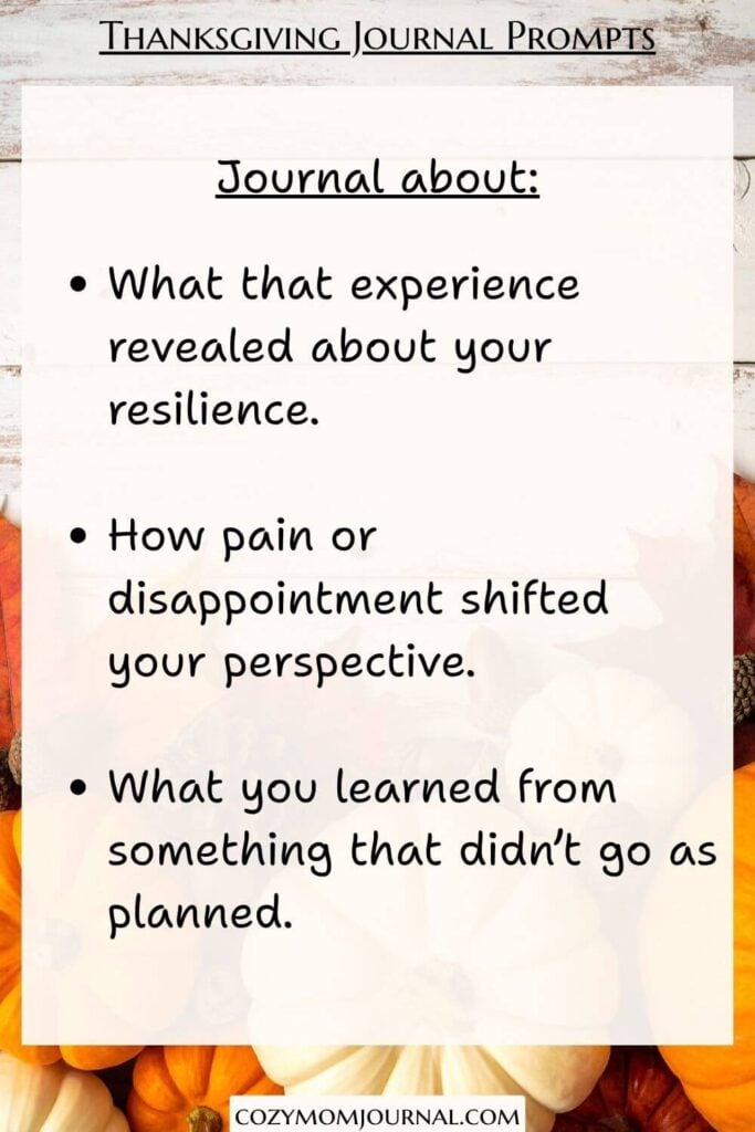 Thanksgiving Journal Prompts