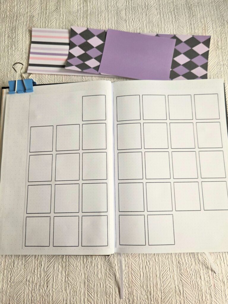 October bullet journal step by step tutorial - halloween theme