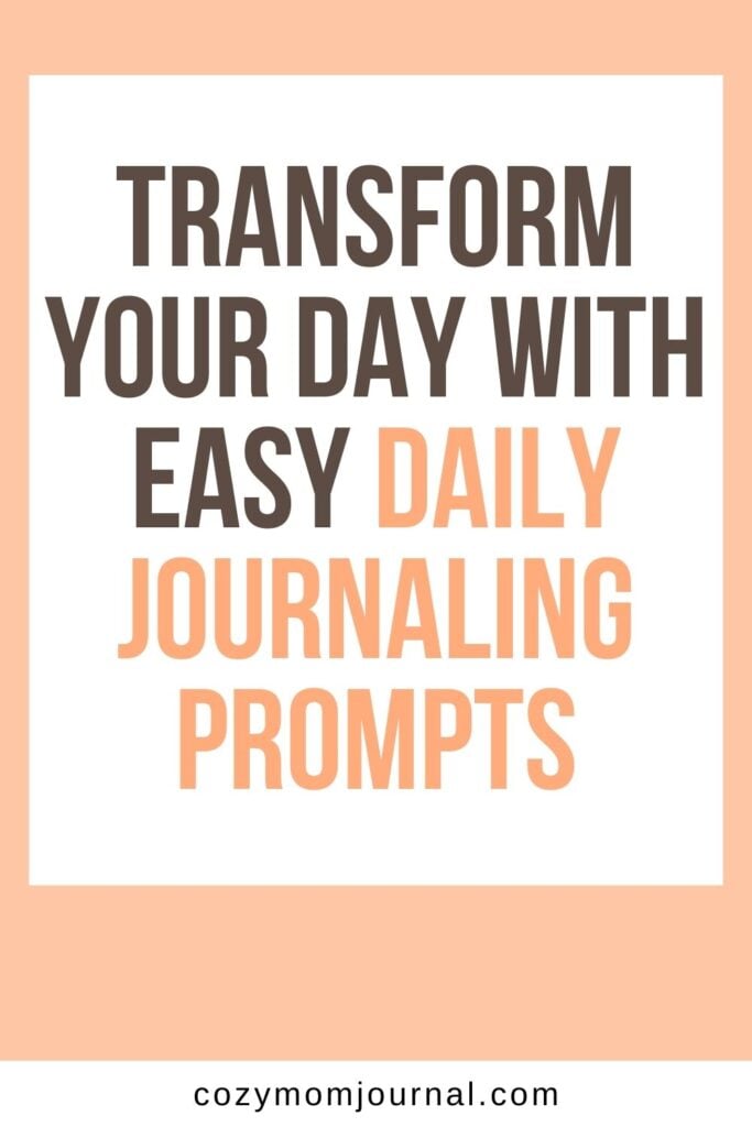 daily journaling prompts