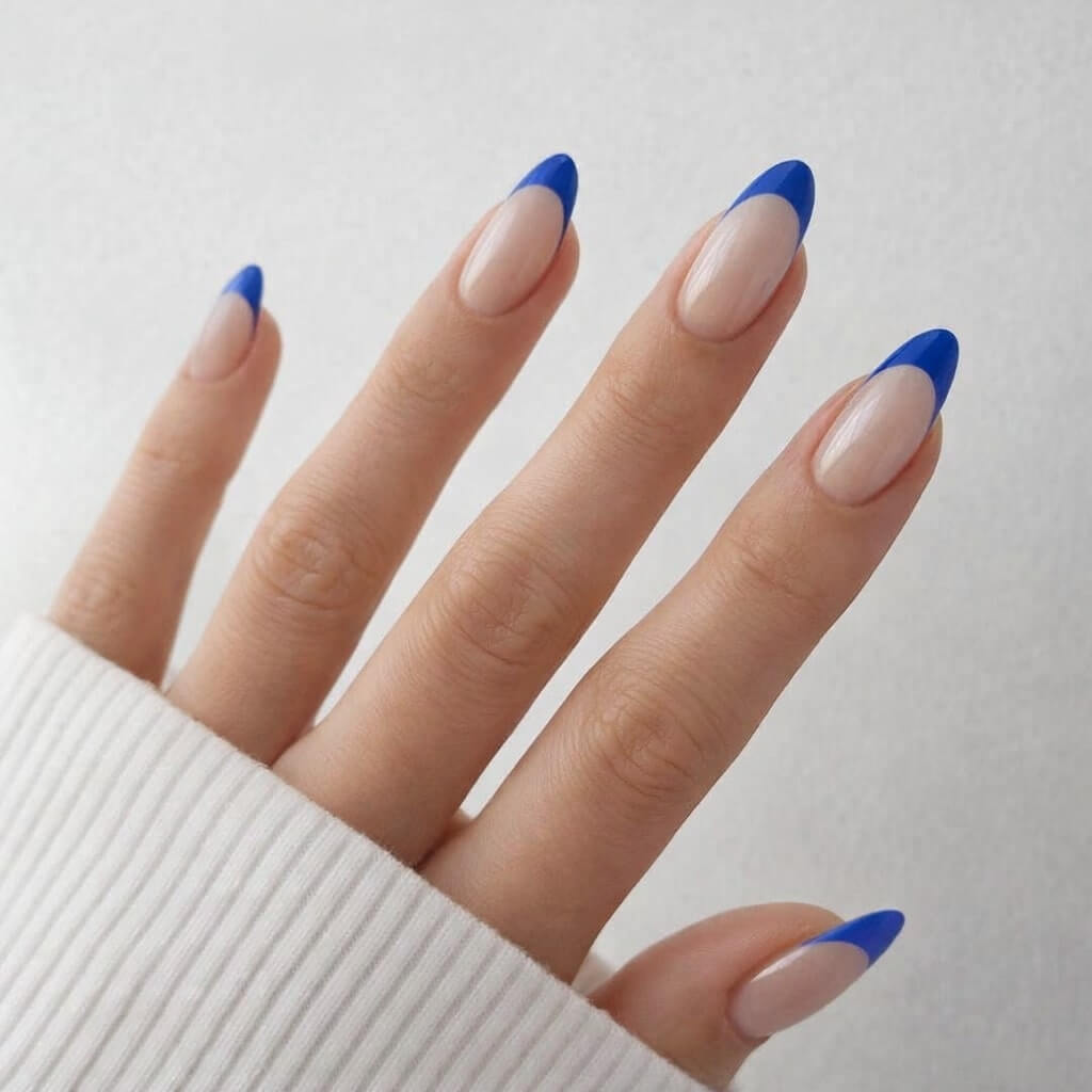 blue nails