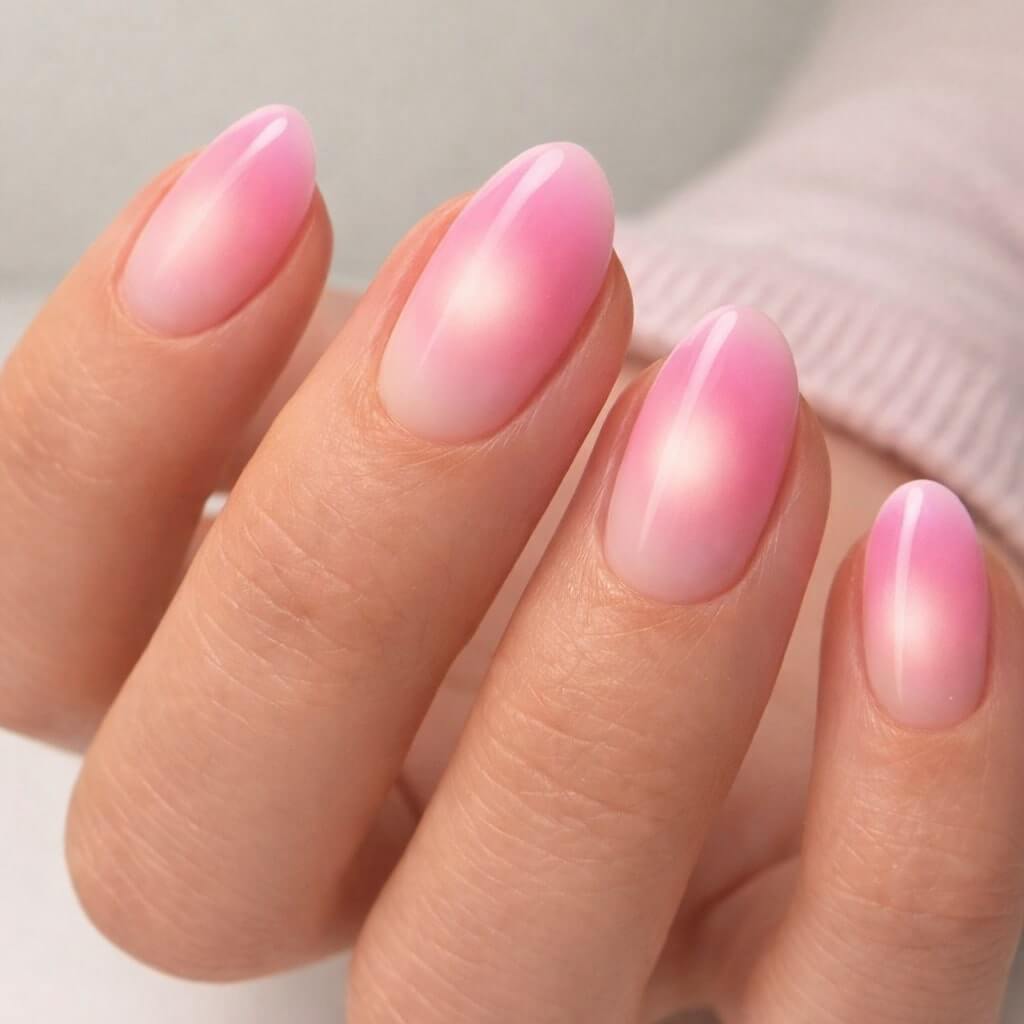 pink nails