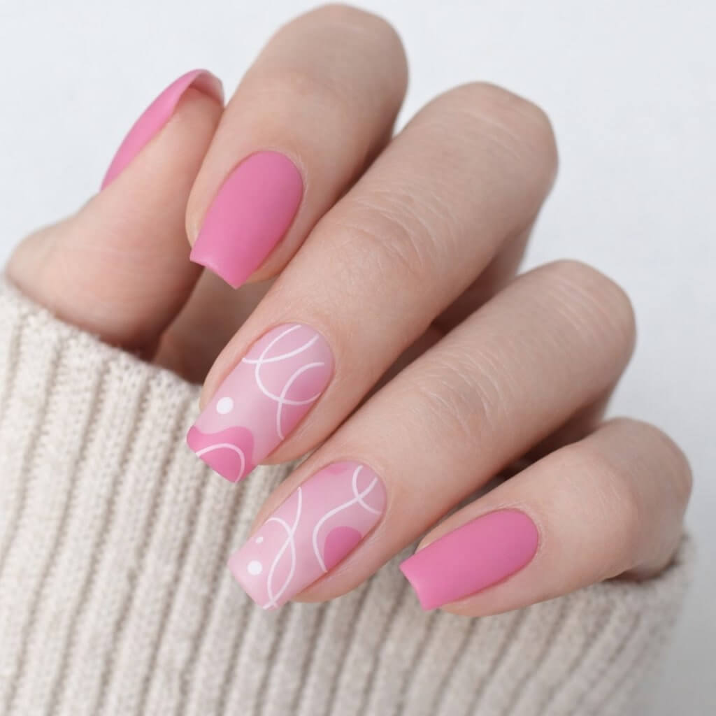 pink nails