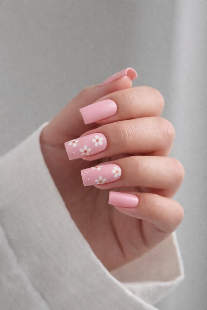 pink nails