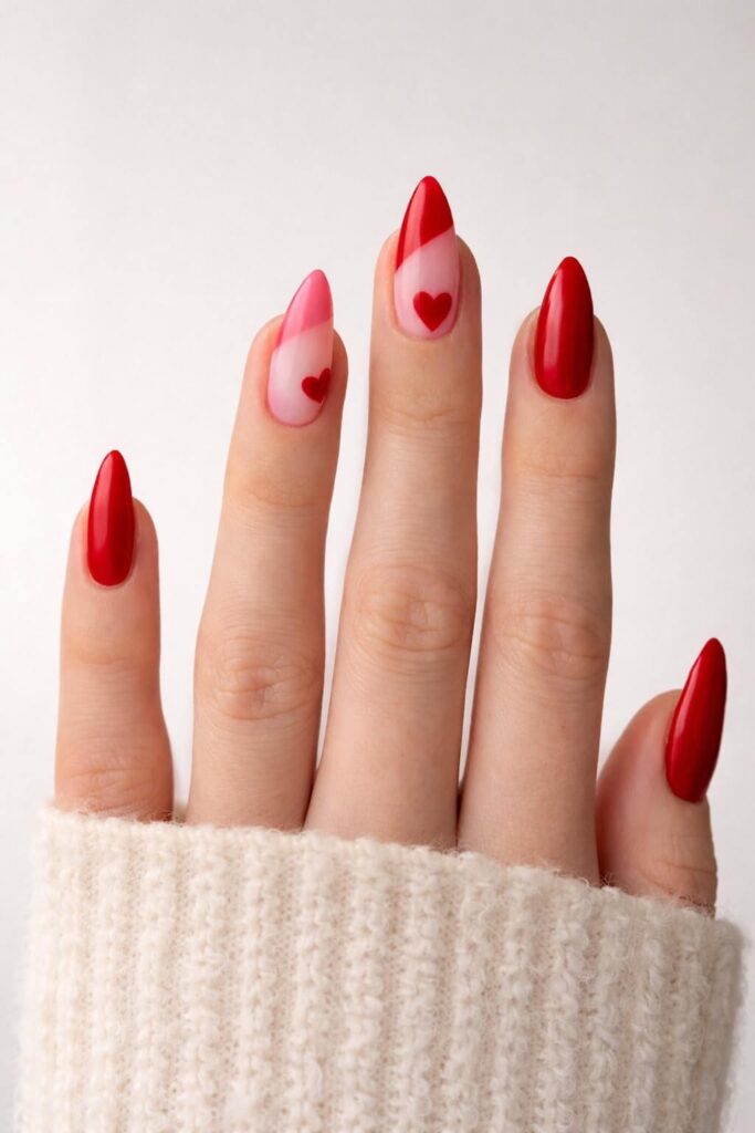 Valentines nails