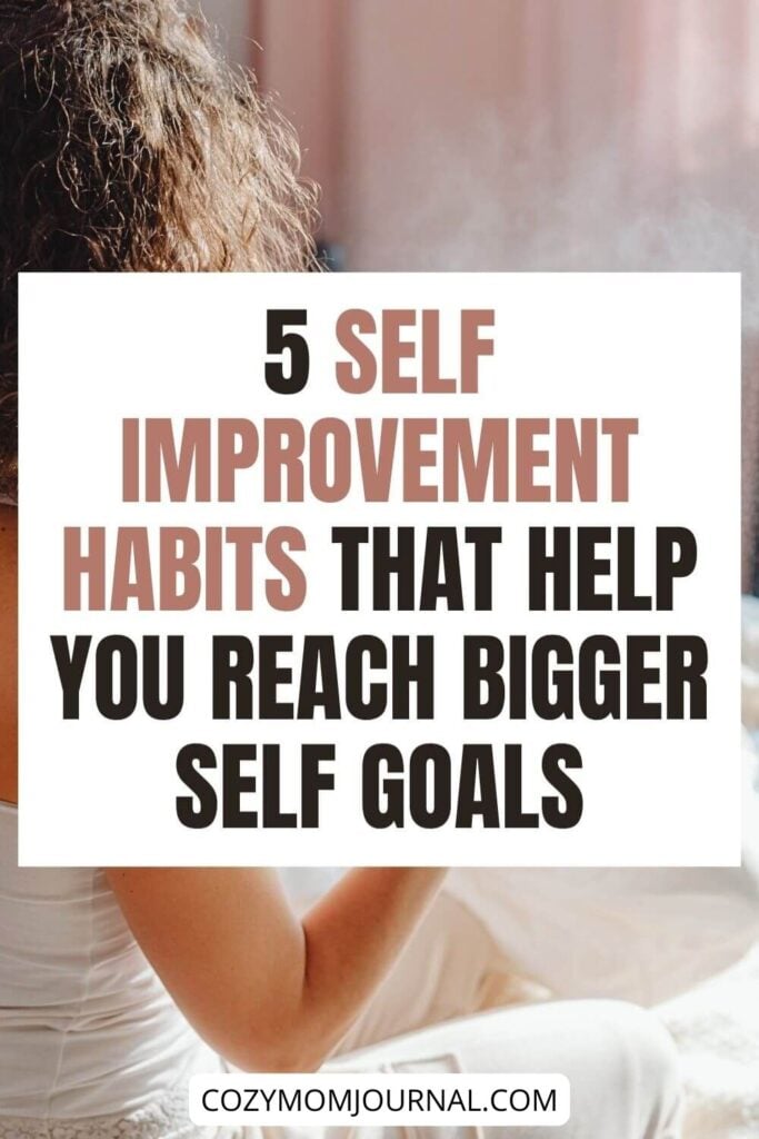 self improvement habits
