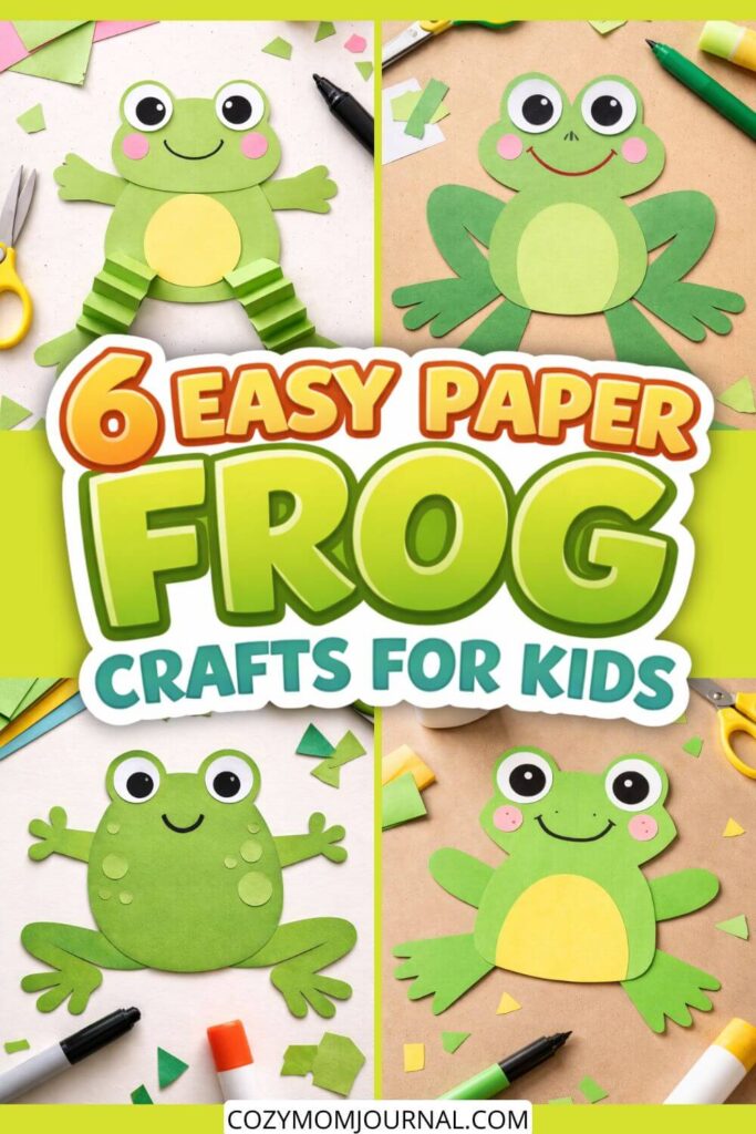 Paper frog crafts