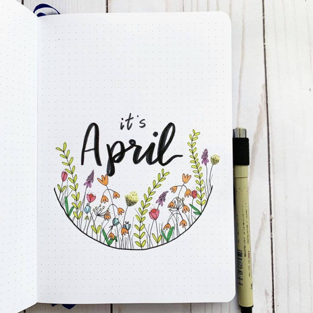april bullet journal ideas