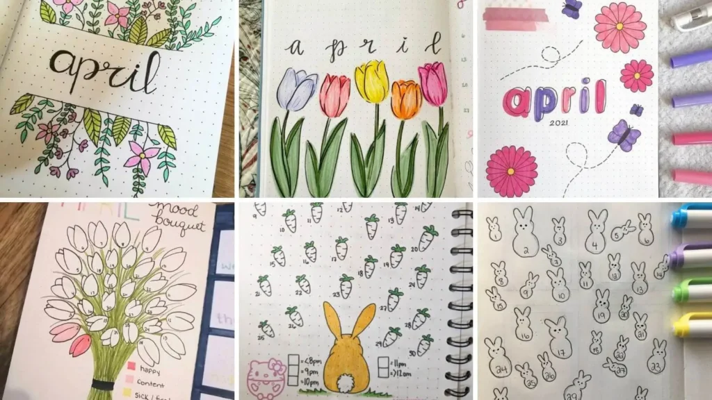 april bullet journal ideas