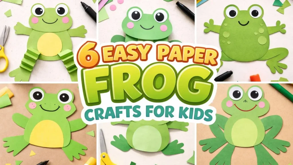 Paper frog crafts
